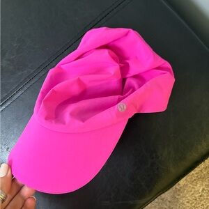 Lululemon Fast and Free Running Hat sonic pink